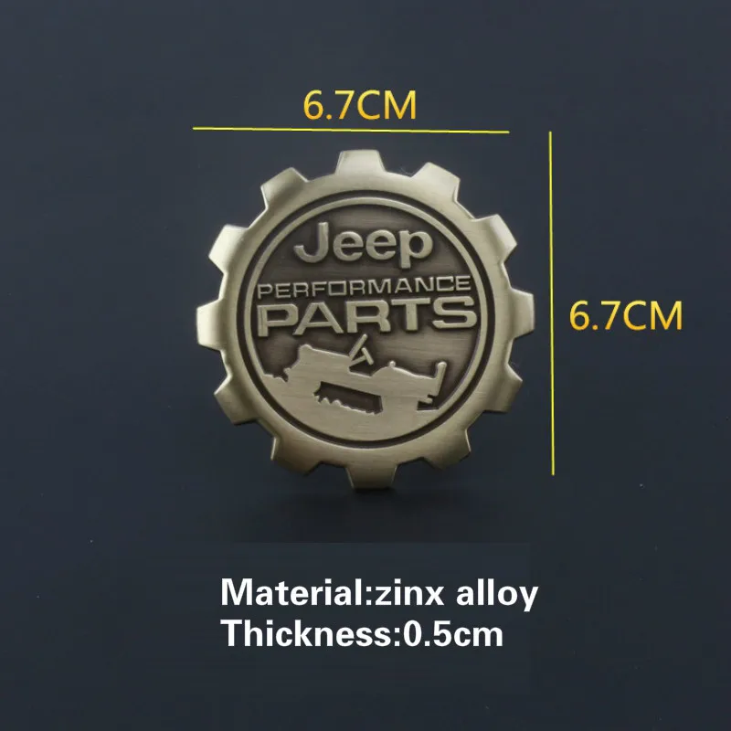 Металлическая Автомобильная 3d-наклейка TRAIL 4x4 бронзовая/серебряная наклейка на