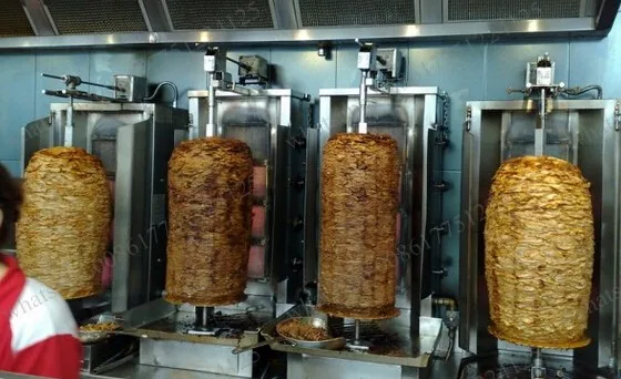 Машина shawarma газовая машина для кебаба барбекю гриль гироса плита | Бытовая