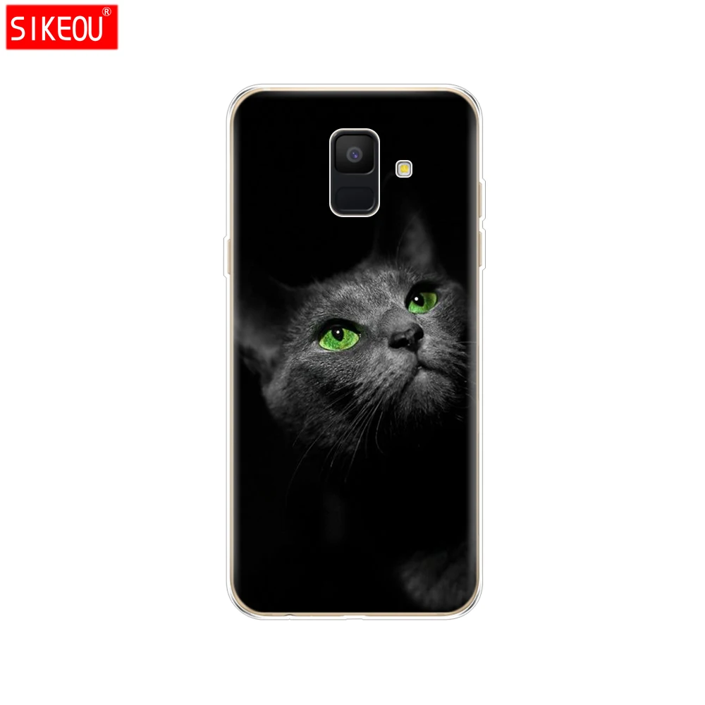 12079 Силиконовый чехол для samsung Galaxy A6 чехол Dual SIM SM A600 A600F для samsung A6 plus A605 A605F чехол защитный чехол - Цвет: 12079