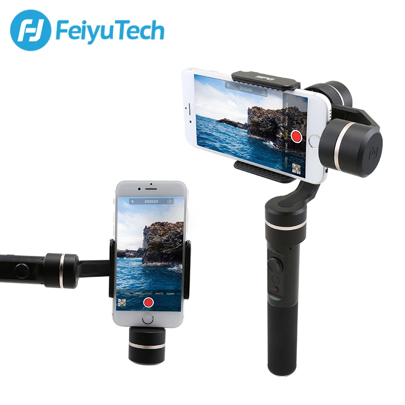 Оригинальный FeiyuTech Feiyu SPG Gimbal 3 оси брызг ручной карданный стабилизатор для iPhone X 8 7