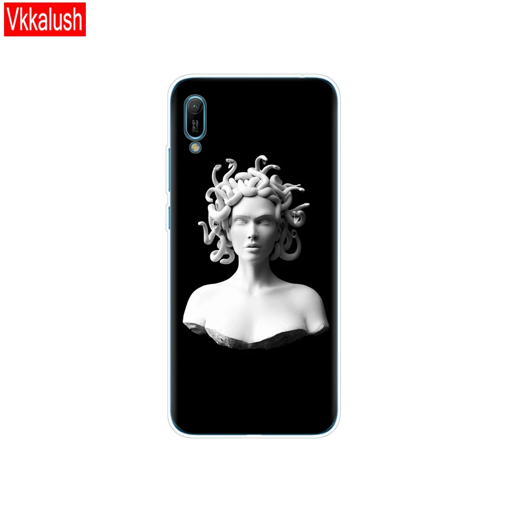 80017 Huawei Y6 чехол huawei Y6 чехол из силикона и ТПУ мягкий чехол для телефона для huawei Y6 MRD-LX1 MRD-LX1F Y 6 Pro Y6 премьер-Чехол - Цвет: 80017