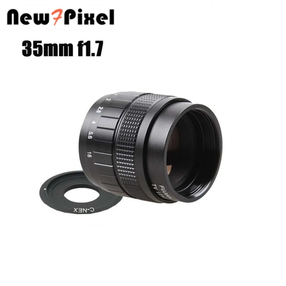Фуцзянь 35 мм F1.7 CCTV объектив C NEX Adattatore крепление кольцо для Sony E A6500 A6300 A6100 A5100 A6000 A5000