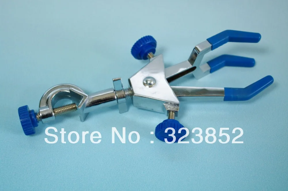 Three Finger Double adjustable Swivel Lab Clamp With Bosshead Large 0-85mm Medium 0-65mm | Канцтовары для офиса и дома