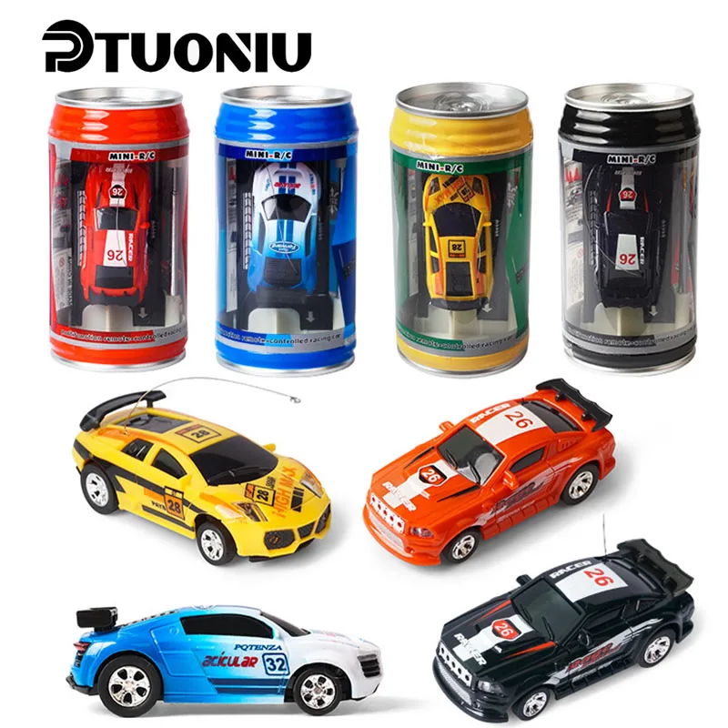 PTUONIU 4 вида цветов 20 км/ч колы Мини RC автомобиль игрушка радио дистанционное