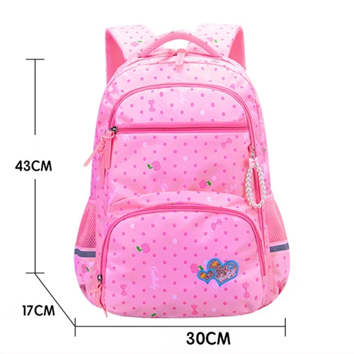 L-pink Модные ортопедические школьные сумки водонепроницаемые школьные рюкзаки для подростков девочек Детский рюкзак детские школьные сумки Mochila - Цвет: L-pink