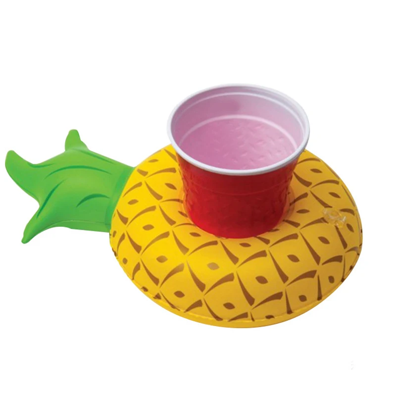 10 шт. Гавайские ананасы держатель для напитков бассейн поплавок надувной