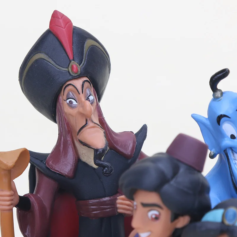 9 pz/набор figura giocattolo Aladino e La Aladdin Jasmine Male Scimmia Tigre del PVC фигурка героя модель Giocattolo 2 10