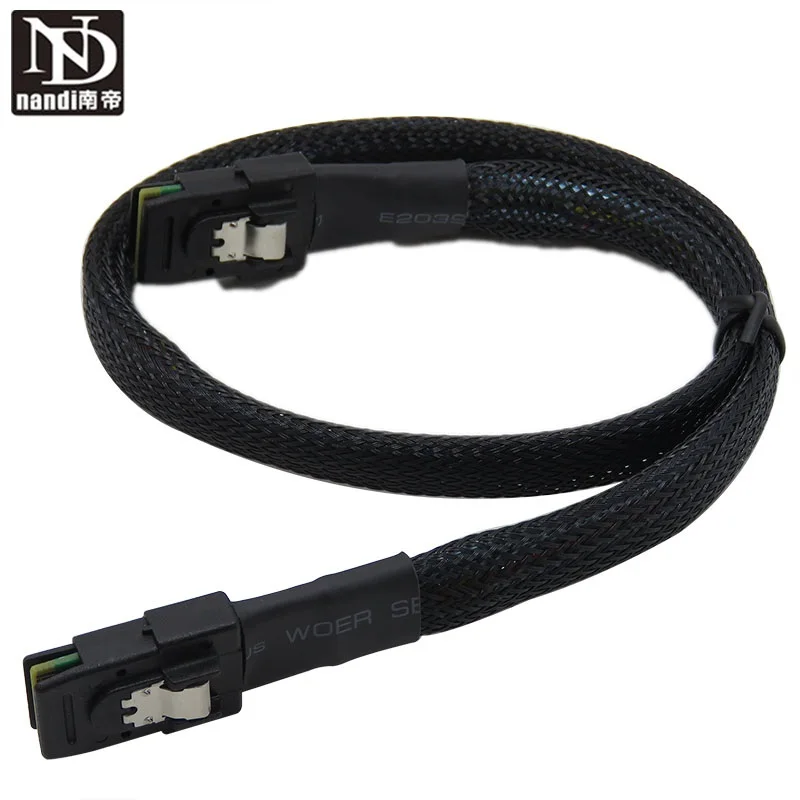SFF 8087 с волокнно Оптической вилкой Mini SAS 36 Pin Синий Дата кабель 50 см|data cable|blue cablecable