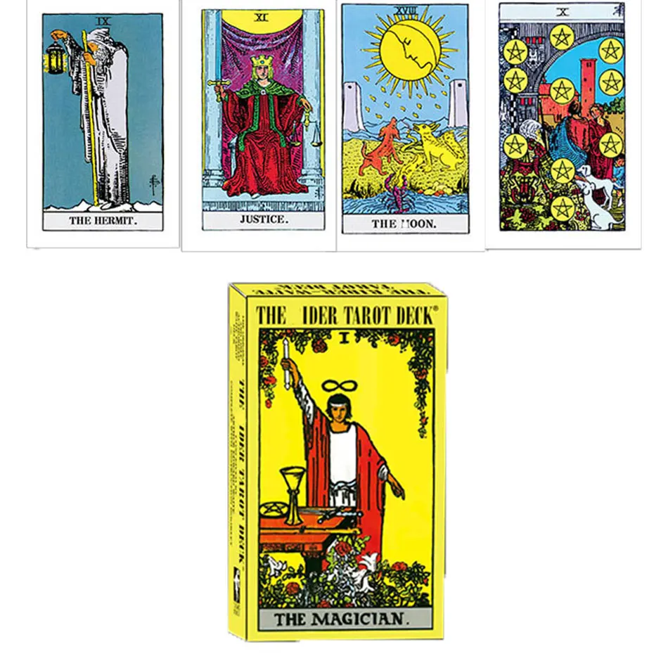 Radiant Rider Wait Tarot deck английская версия гадание fate игральные карты, настольные игры для семейных вечерние magic the gathering