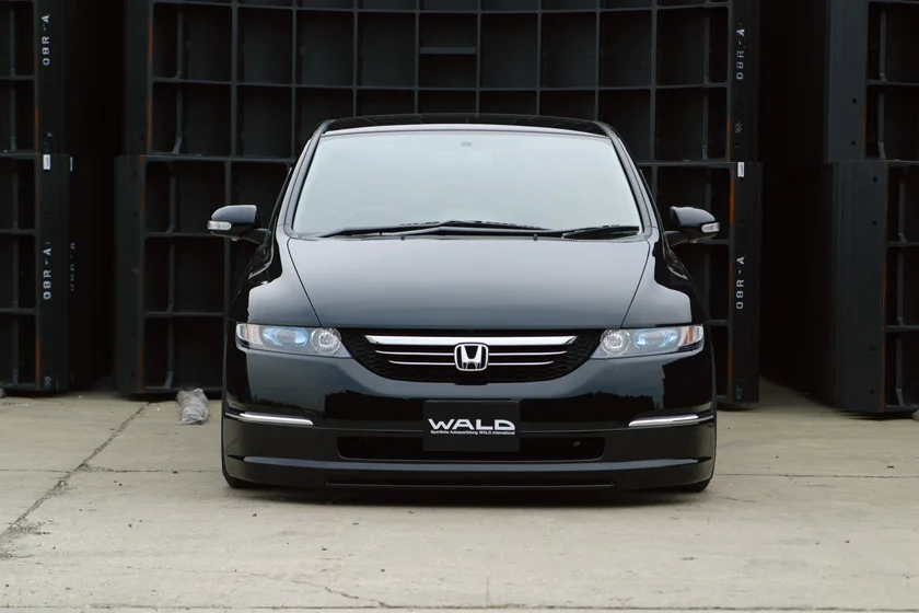 FRP задний губа для HONDA Odyssey RB1/2 (2003 2005) WD стекло волокно под спойлером