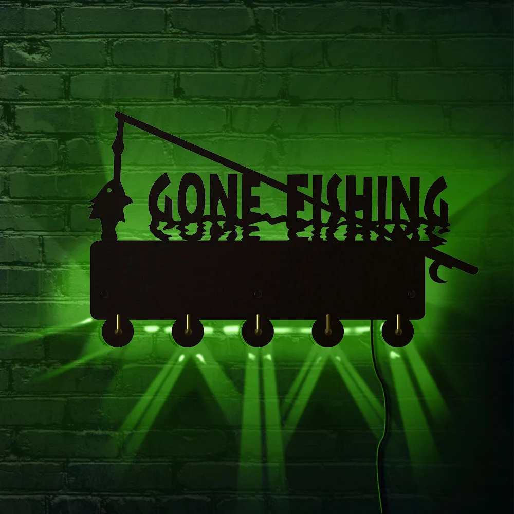 Персонализированные настенные крюк Держатель ключей крючки держатель ушел на