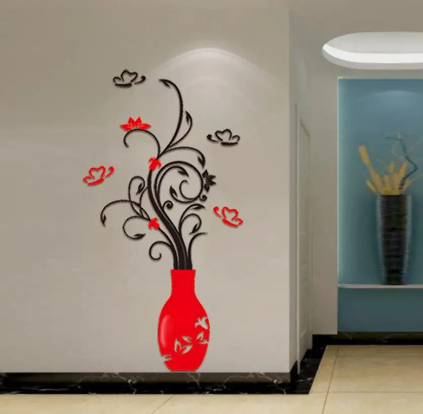 Новинка квалифицированная самодельная 3D акриловая Настенная Наклейка с