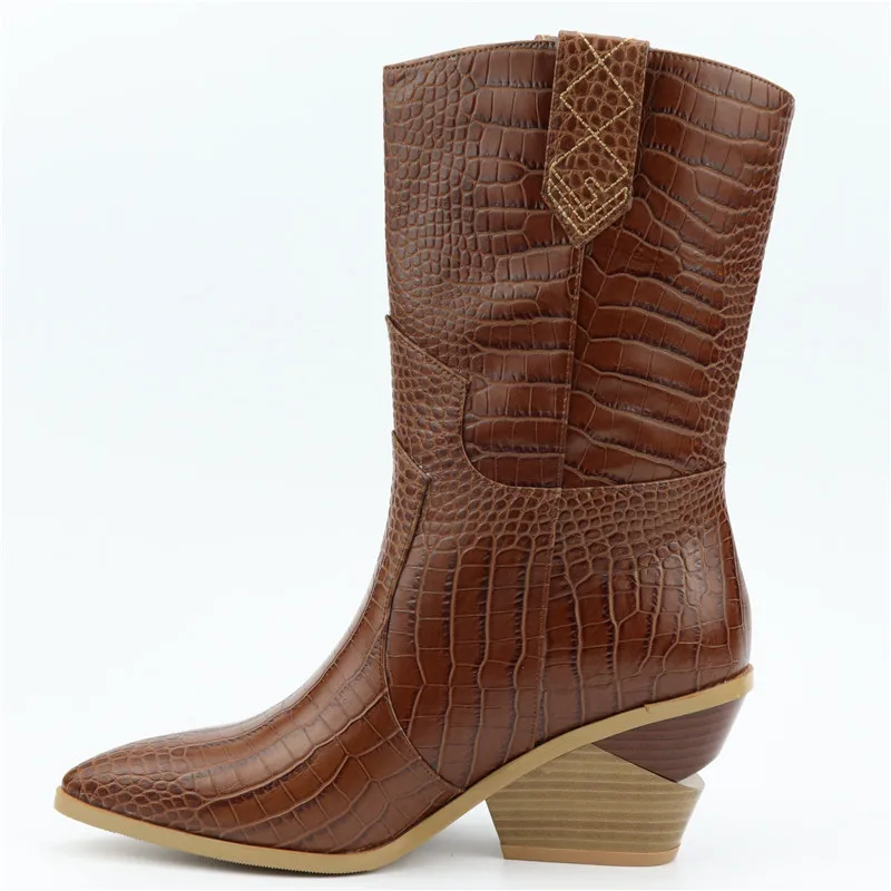 Женские ботильоны на высоком каблуке размера плюс 34 46 обувь с острым носком