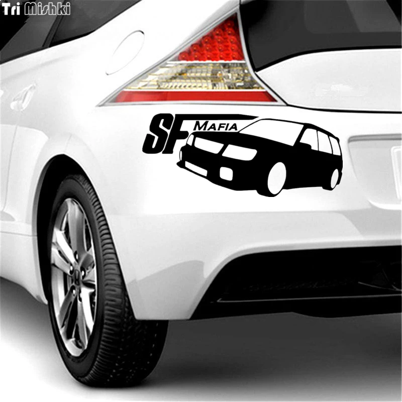 Tri Mishki HZX038 10*24см 1-4 шт наклейки на авто sf mafia for subaru forester наклейки на автомобиль наклейка на авто