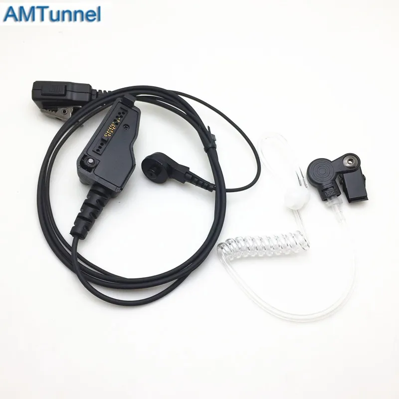 Большая PTT воздуховод гарнитура для kenwood NX320 TK190 TK280 TK380 TK385 TK390 TK480 TK2140 TK3148 TK3180