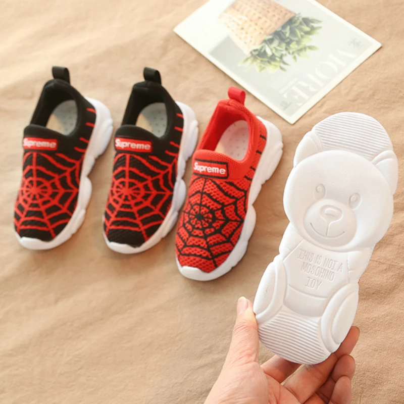 Детская спортивная обувь Новый летний стиль для мальчиков Корейская дышащая