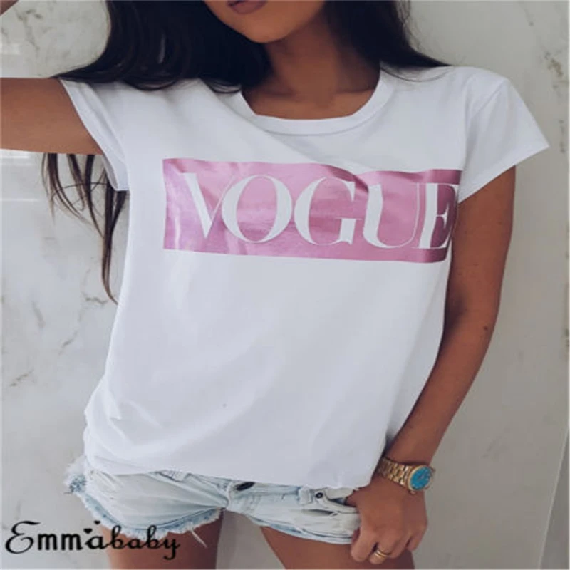 Футболка женская футболка для девочек модные футболки с принтом повседневные