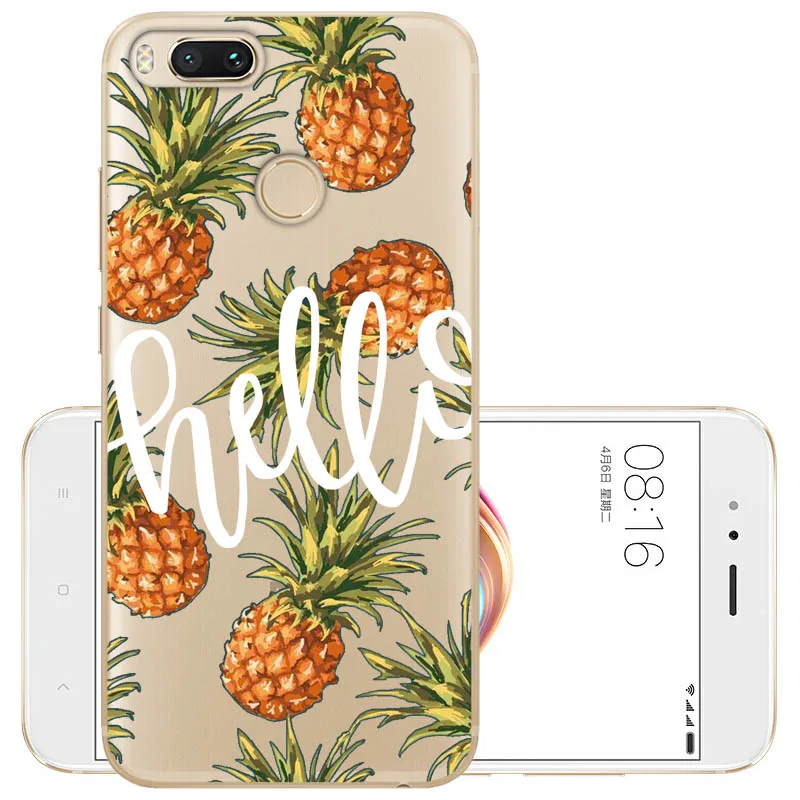 CROWNPRO для Xiaomi mi a1 Чехол Мягкий ТПУ силиконовый чехол для Xiaomi mi 5X mi 5X задняя крышка для mi a1 прозрачный защитный чехол для телефона - Цвет: BLT
