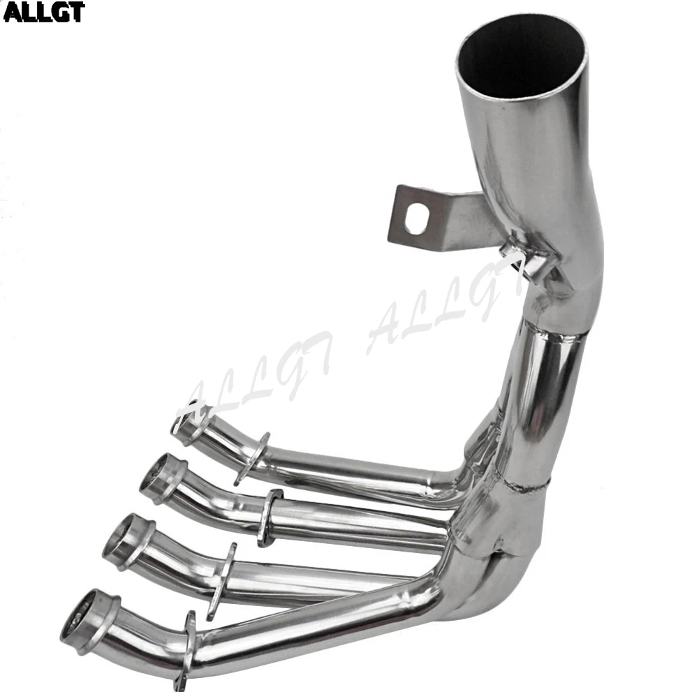 ALLGT выхлопных труб от заголовки трубы комплект для YAMAHA 2006 2007 2008 2009 2010 2011 2012 YZF-R6 06-12