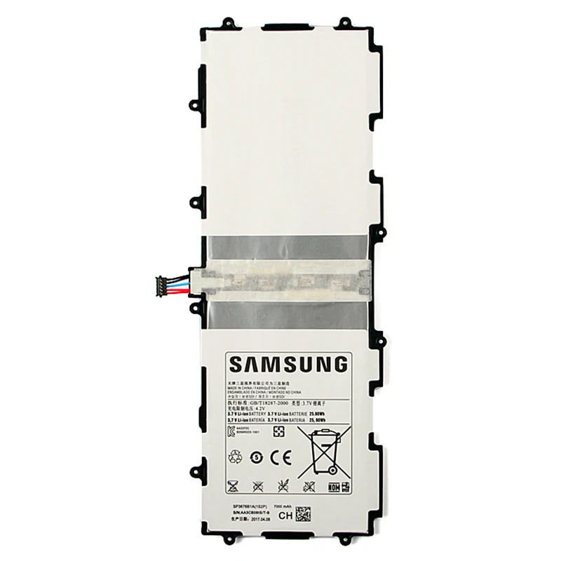 Original Samsung SP3676B1A Battery For Galaxy Note 10.1 GT-N8000 GT-P7510 P5100 P5113 N8005 N8013 N8020 P7500 7000mAh | Мобильные