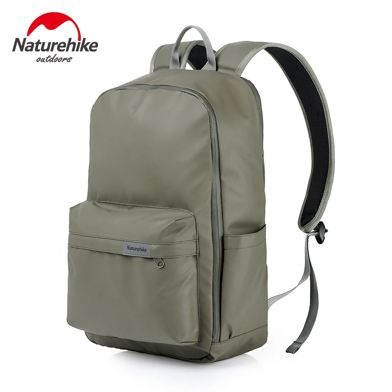 Army Green Naturehike 23L Открытый водонепроницаемый мешок 2 цвета унисекс плечевые ремни путешествия альпинизм спортивный рюкзак с отделением для ноутбука NH17A002-B - Цвет: Army Green