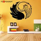 Настенные наклейки, комнатный декор, Ангел, демон, сглаза, крылья, небеса, ад, рай, виниловые украшения для дома, настенные съемные обои 3347