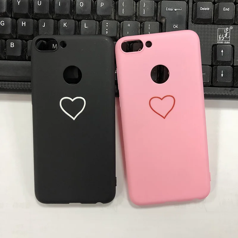 Чехол для телефона с надписью Love Heart Huawei P Smart 5 65 дюйма мультяшный двойной ТПУ