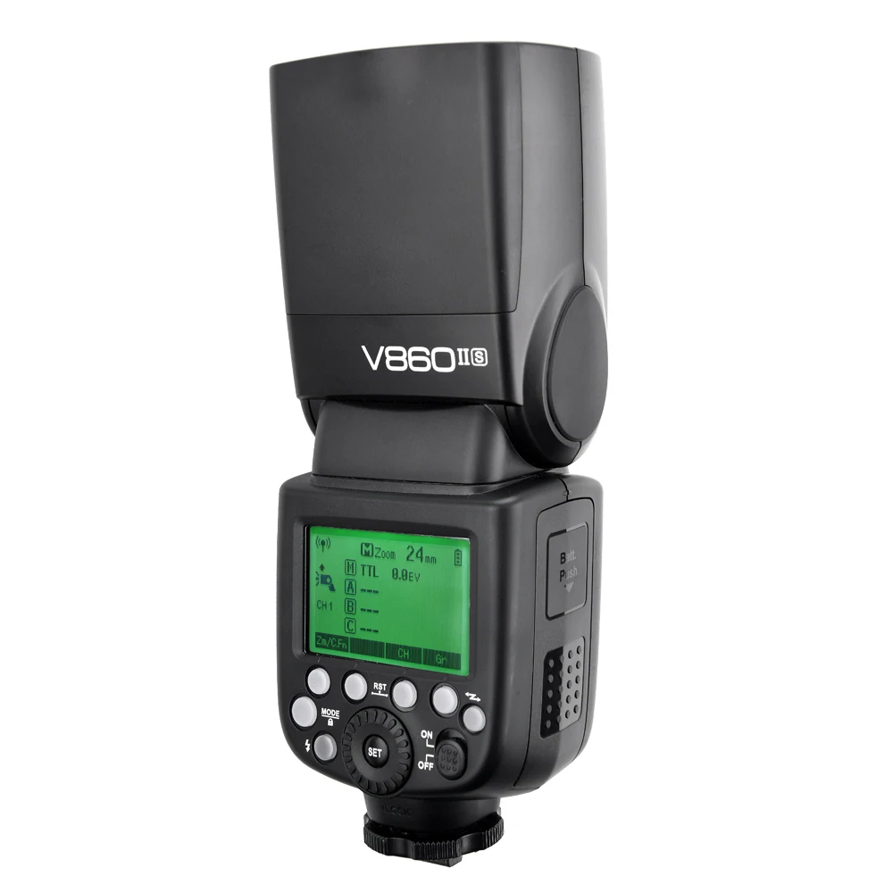 Godox V860II-S TTL 1/8000S HSS GN60 литий-ионная батарея Speedlite светильник для Sony A7 A7S A7R II A6000 A6300 |