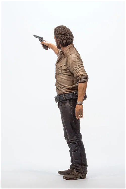 Лидер продаж ТВ серия Ходячие мертвецы sherif Rick Grimes с винтовкой 25 см фигурка