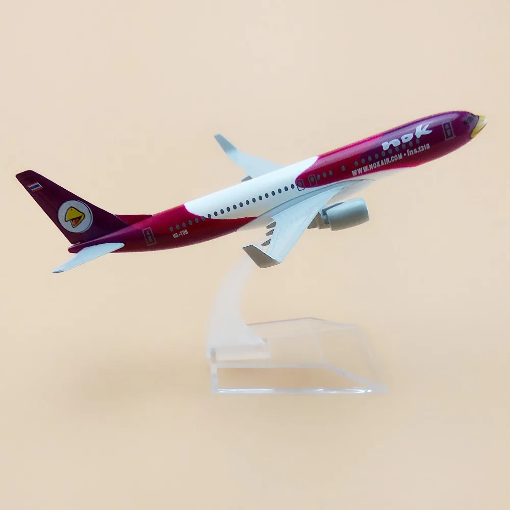 16 см сплав металла фиолетовый тайский NOK B737 Air Airlines Boeing 737 Airways модель самолета