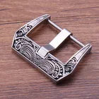 Пряжка из нержавеющей стали для часов в стиле ретро, черный металлический матовый ремешок для часов, застежка для браслета Panerai, аксессуары