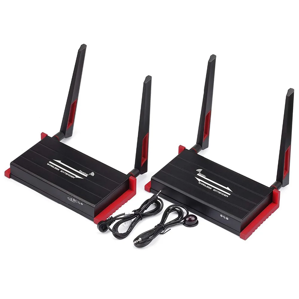 TreasLin 60 м Беспроводной HDMI передатчик и приемник по Wi Fi сигнала Extender для конференц