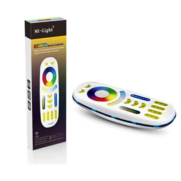 FUT092 Remote Mi светильник с регулируемой яркостью светодиодные лампы 4 Вт 5 Вт 6 Вт 9 Вт 12 Вт E27 MR16 GU10 RGBW/RGB+ CCT светодиодные лампы 2,4 г RF пульт дистанционного управления для внутреннего светильник ing - Испускаемый цвет: FUT092 Remote