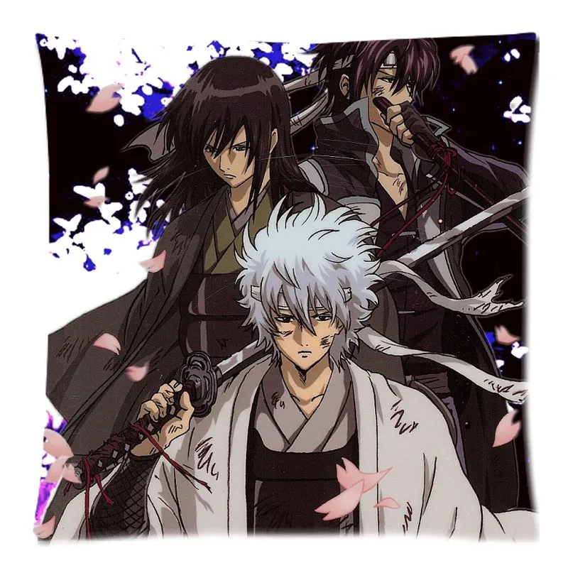 Декоративная наволочка для подушки GINTAMA диван Автомобильный стул домашний декор