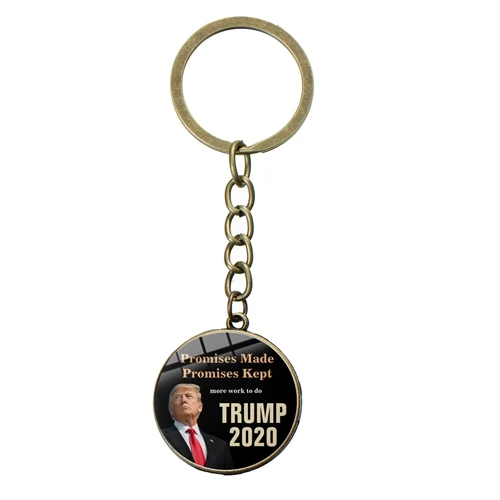 Style 24 SONGDA Trump флаг креативные брелоки с принтом держать Америку большой Дональд для President США заявление автомобиль брелок сумка брелок - Цвет: Style 24
