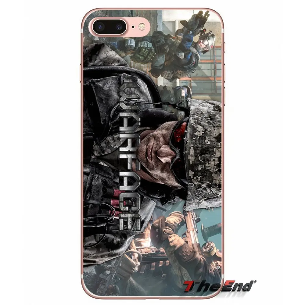 Силиконовый чехол для iPhone X 4 4S 5 5S 5C SE 6 6S 7 8 Plus Samsung Galaxy J1 J3 J5 J7 A3 A5 2016 2017 Warface с низким