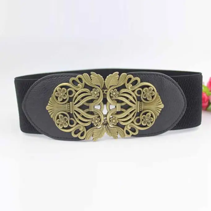 Женские эластичные ремни из искусственной кожи тянущиеся поясные с