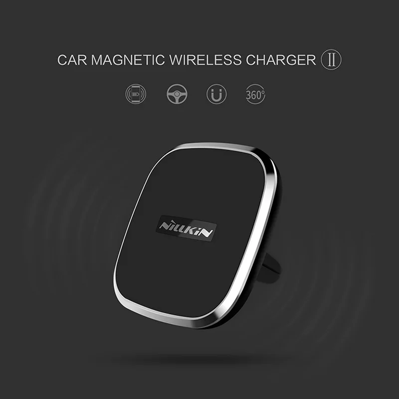 NILLKIN автомобильное магнитное беспроводное usb зарядное устройство с креплением на