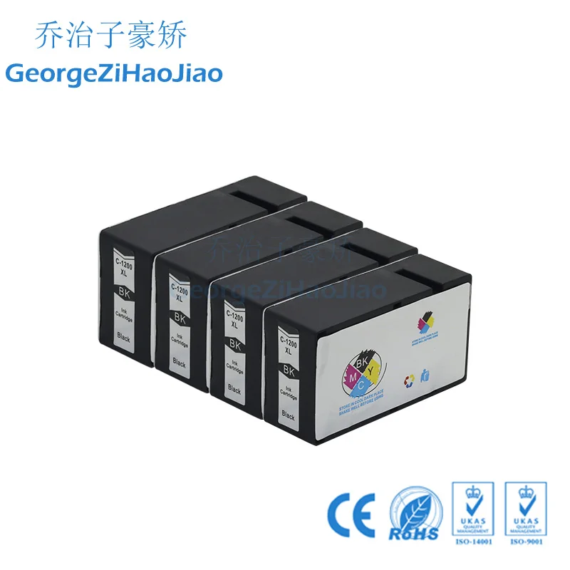 4BK 1200XL совместимый картридж с чернилами PGI1200 PGI 1200 для Canon MAXIFY MB2020 MB2320 MB2120 MB2720
