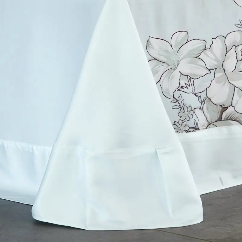 4 шт. роскошное постельное белье принцессы из тенселя двуспальная кровать летняя