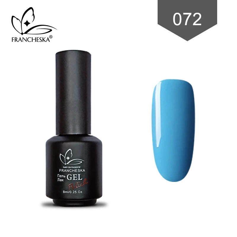 Francheska 072 Горячая Распродажа, Гель-лак для ногтей, замачиваемый Гель-лак для ногтей, Гель-лак, УФ-гель, стойкий лак для ногтей, hybrydowe unas off white, лак - Цвет: Francheska 072