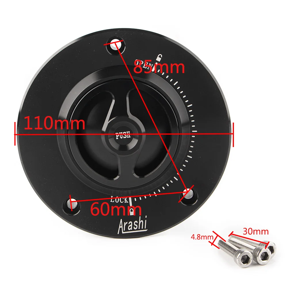 Крышка топливного бака для Suzuki GSXR600 GSXR 750 1000 & GSX 650F 1250F 1300R Hayabusa / SV 650 650S 1000S CNC