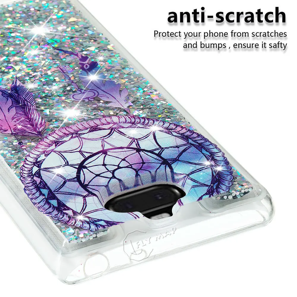 Quicksand Case for Sony Xperia 10 Plus I3213 I3223 Dynamic Liquid Glitter Stars Phone Cover 10+ I4213 I4293 |