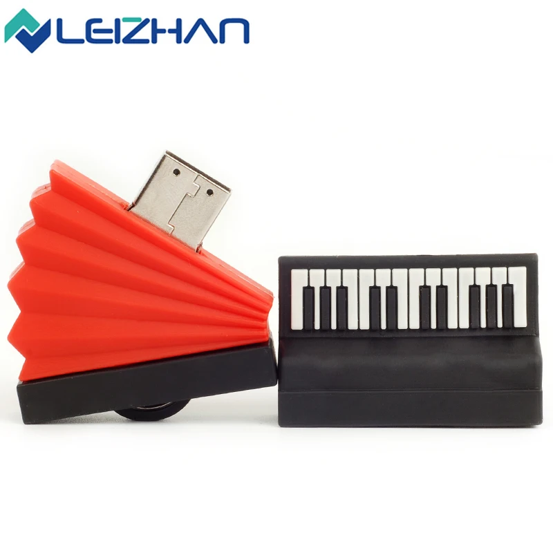Leizhan usb флэш-накопитель 2.0 музыкальный U stick 64 г флешки 32 накопитель 16 диск памяти 8