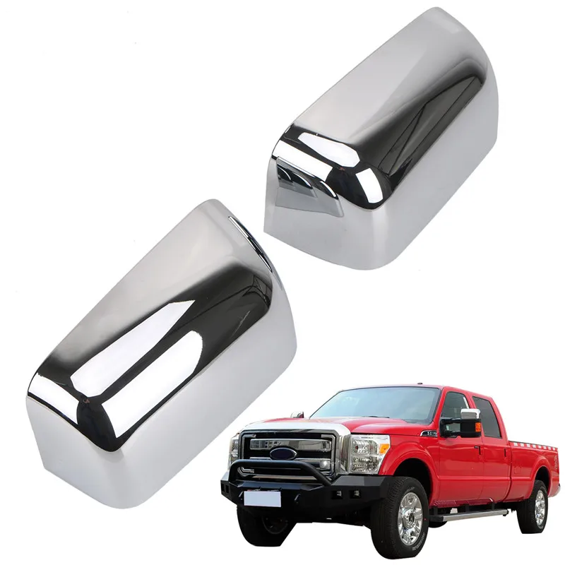 Для Ford Super Duty F250 F350 F450 2008 2016 тройное хромированное верхнее полузеркальное