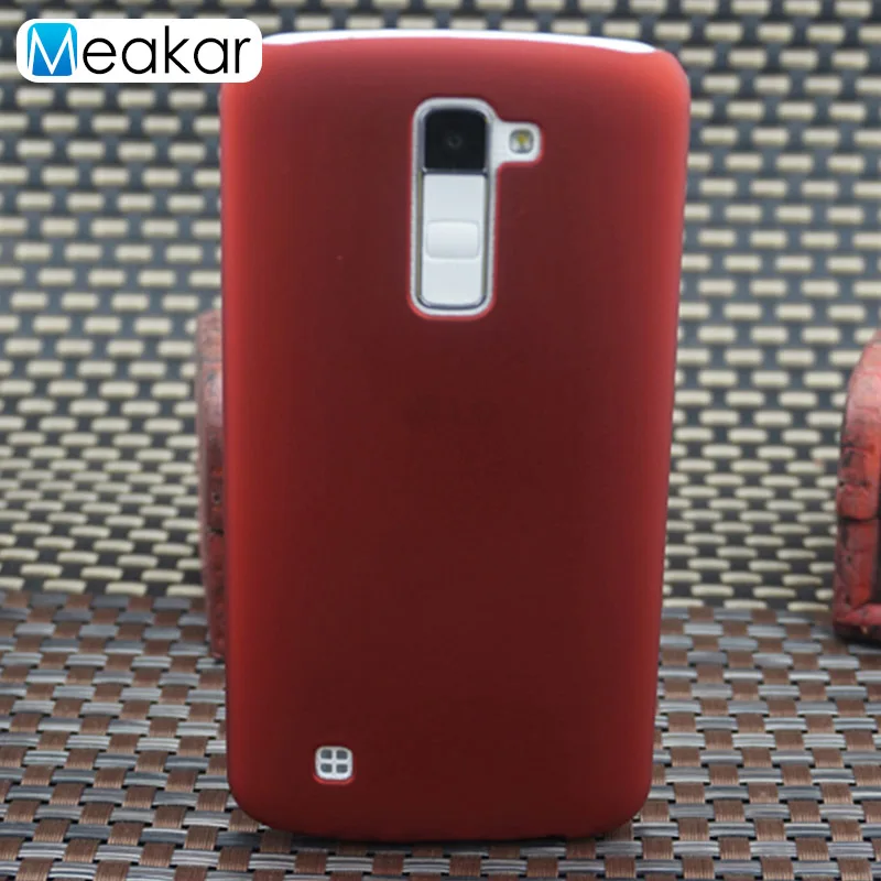 Coque 5.0For Lg K8 чехол для Lg K8 Lte Dual Core 4G Phoenix 2 Escape 3 K350n K350 K371 телефона чехол-лента на заднюю панель - Цвет: red