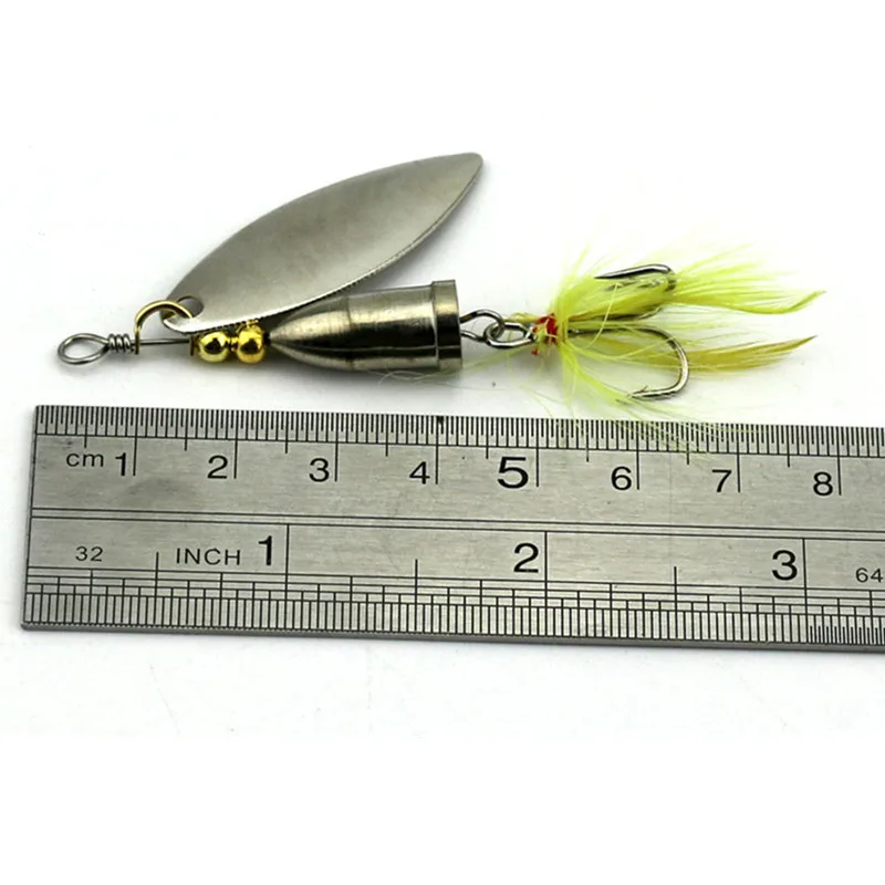 Рыболовные приманки * рыболовные с перьями и тройными крючками|spinner fishing|cuilleres de