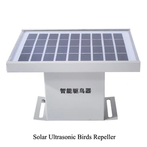 Ультразвуковой отпугиватель птиц на солнечной батарее для аэропорта и сада, 1 шт.