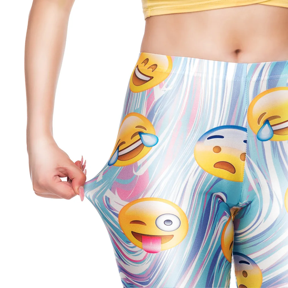 Mwbay фирменные новый абстрактный дизайн Emoji печати Джокер девять очков тренировки