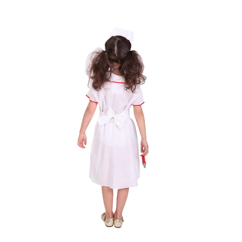 Kids Girls Doctors Costume kindergarten Nurse Cosplay Movie Anime Fantasia Disfraces Party Children's Halloween Costumes |